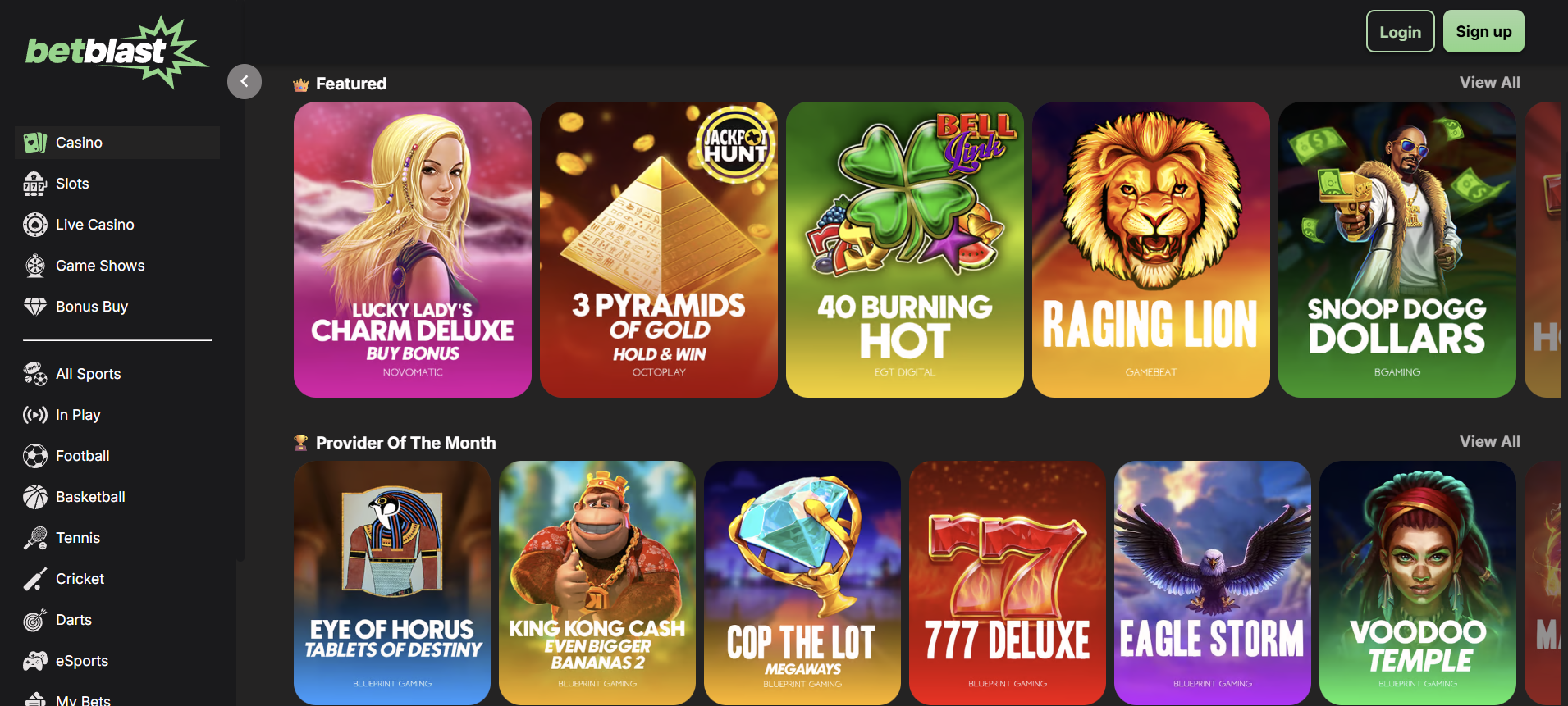 Betblast Casino Page Betblast Casino Page
