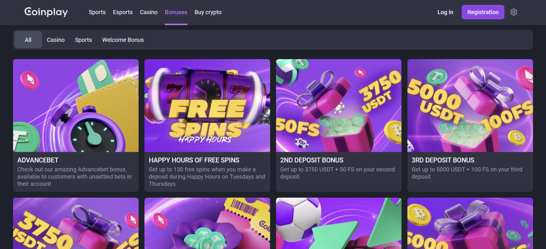 CoinPlay Bonuses Page CoinPlay Bonuses Page